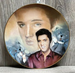 Elvis Presley - Teddy Bear - Bradford Exchange / Delphi Plate 8 "