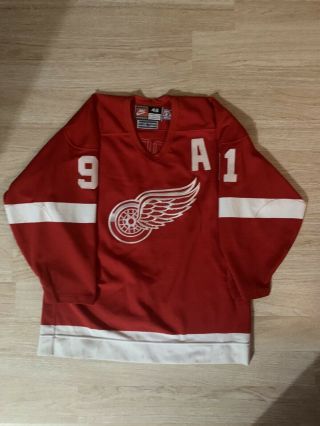 Vintage 90s Detroit Redwings Nike Authentic Sergei Fedorov Jersey - Size 48 (xl)