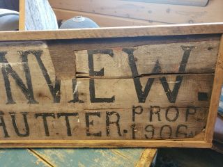 Early Antique Wooden Sign 2