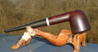 Old London Tobacco Pipe Made By Linkman 15 Imported Bruyere Estate Find
