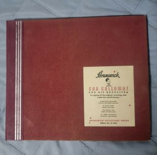 Cab Calloway And His Orchestra Album Number B - 1004 Vinyl Records Brunswick