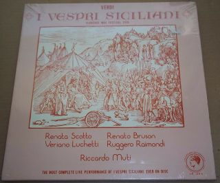 Scotto/muti Verdi I Vespri Siciliani - Legendary Recordings Lr 169 - 4