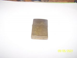 Vintage Solid Brass Zippo Cigarette Lighter 1932 - 1992 60 Year Anniversary