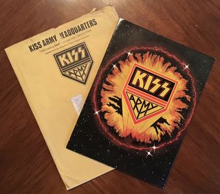 Vintage & Rare 1978 Aucoin Mgt (kiss Army) Fan Club Membership Boutwell