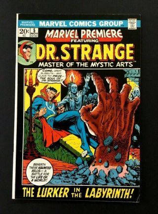 Marvel Premiere Featuring Dr.  Strange 5 - 1st Mention Of Shuma - Gorath -