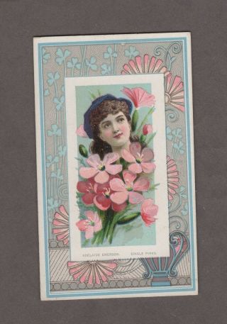 1888 N106 W.  Duke Sons & Co.  Fairest Flowers In The World Adelaide Emerson Single