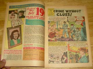 The PERFECT CRIME comics 2 Cross pre - code crime Bob POWELL GGA Fine 3