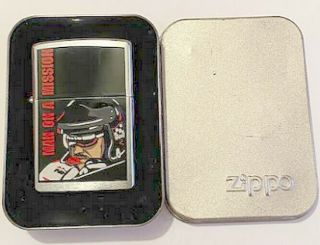 Vintage Collectible 1999 Dale Earnhardt 3 Man On A Mission Zippo Lighter