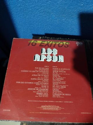 LP VINYL LOS APSON.  - 16 EXITOS 2