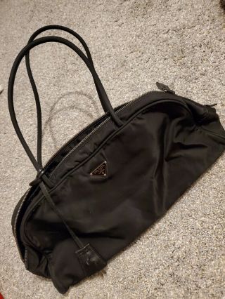 Authentic Vintage Prada Nylon Black Bag