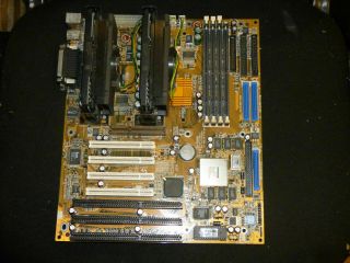 Vintage Gigabyte Ga - 6bxdu Slot 1 2x500mhz Dual Pentium 3 Ultra Rare