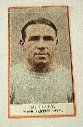 Godfrey Phillips Bdvsports Issue Footballers 1932.  Matt Busby,  Manchester City