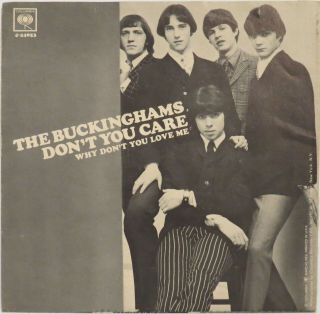 Buckinghams Don’t You Care Columbia Promo 45 W/ Ps 1967