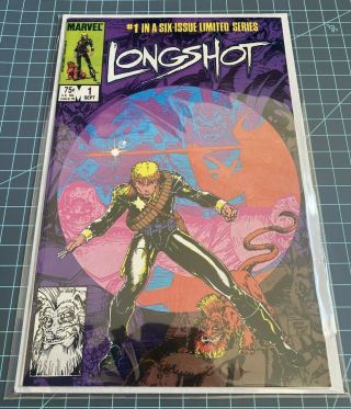 1985 Marvel Longshot 1 Mini Series Comic - 1st Appearance Vf
