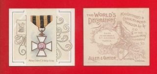 1890 Allen & Ginter - N44 The World 