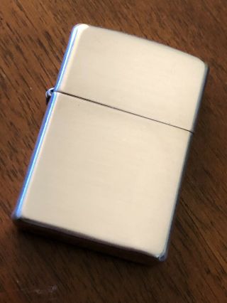Vintage Zippo 1997 Silver Plated Lighter