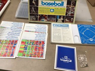 Vintage 1972 Sports Illustrated Baseball Board Game 1971 Stats
