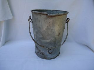 Vintage Galvanized Well Water Bucket
