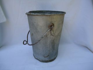 Vintage Galvanized Well Water Bucket 2