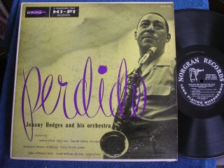 Johnny Hodges/perdido/lawrence Brown/1956 Dg Mono/norgran Mg N - 1091/vg To Vg,