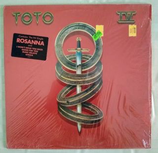Vg,  1982 " Toto Iv " Lp Album W/ Sleeve Columbia (bl 37728) Shrinkwrap