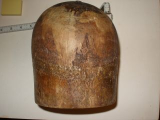 Vintage Wooden Hat Block Form Mold - 785