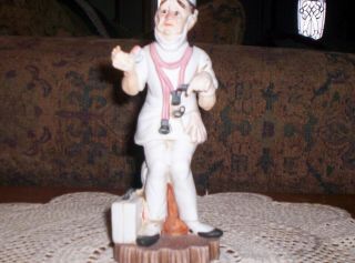 Vintage Geo Z.  Lefton Doctor With Injured Thumb Porcelean Figurine