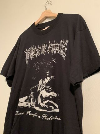 Vintage Cradle Of Filth V Empire Shirt 1990s Rare Band Tee Sz Xl
