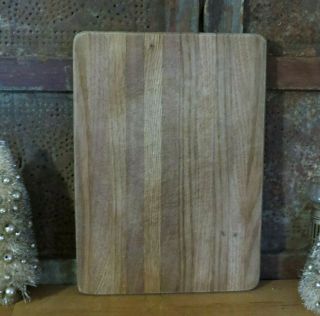 Old Country Primitive Wood Wooden Farmhouse Cutting Board Rectangle 14 " X 10 