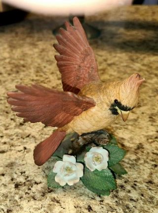 Vintage Lenox Porcelain Bird Female Cardinal 1993 Taiwan