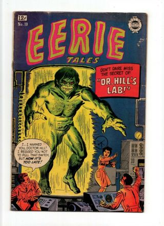 Eerie Tales 10 Vintage Comics Horror Monster Terror Silver Age 12c