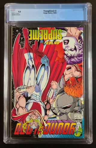 Youngblood 3 Cgc 9.  8 1st Appearance Supreme Image Comics 1992