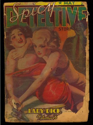 Spicy Detective Stories Pulp Vol.  7 1 Good Girl Vintage May 1937 Gd -