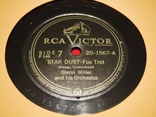 Glenn Miller 78 Rpm Rca Victor 20 - 1567 Star Dust Pennsylvania Six - Five Thousand