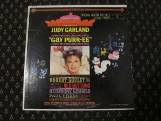 Judy Garland Gay Purr - Ee Orig Soundtrack Lp 1962 Ex/vg,  Stereo / Bs 1479
