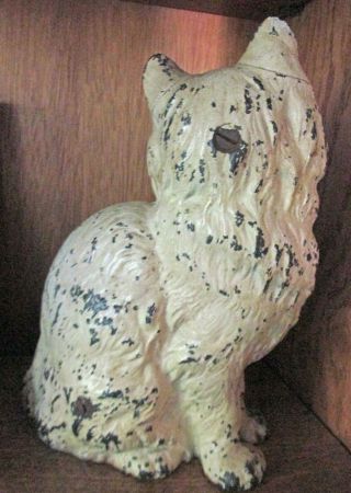 Antique Hubley Persian Sitting Cast Iron Cat Doorstop Figural 2