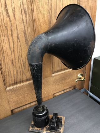 Vintage 1920’s Magnavox Type R 3 - B Radio Horn Speaker Telemegafone Morning Glory