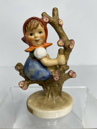 Rare Vintage 4 " Hummel Goebel Figurine Apple Tree Girl 141 3/0 Little Girl