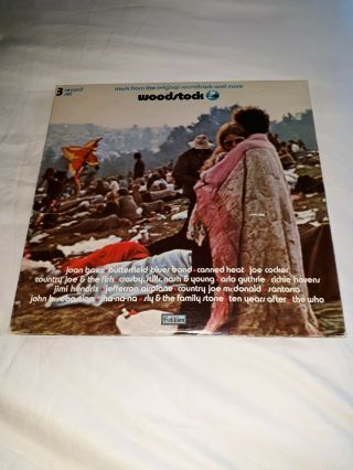 Woodstock Vinyl 3 Set Lp 1970