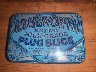 Edgeworth Extra Plug Slice Smoking Tobacco Larus & Bro.  Richmond Va