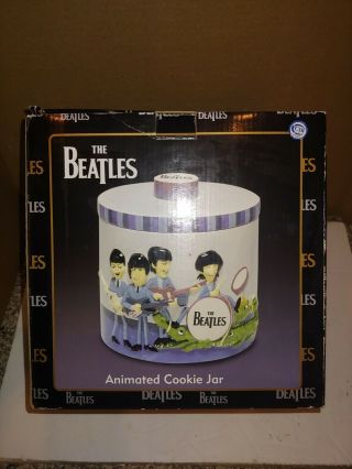 Vintage 2004 Mib The Beatles Animated Cookie Jar,  Apple Corps Limited