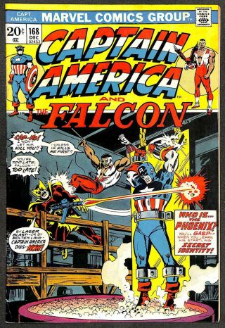Captain America 168 1st Appearance Of Helmut Zemo As Phoenix Fn (b)