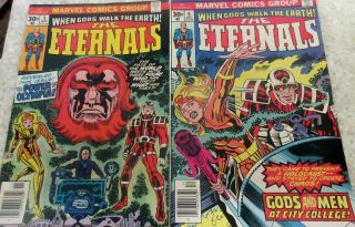 The Eternals 5 To 9.  11,  12,  13,  (vg/fn 5.  0) (8 Books) 1976 Kirby 33 Off Guide