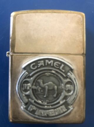 Vintage Zippo Cigarette Lighter Camel Cigarettes 85th Anniversary 1913 - 1998