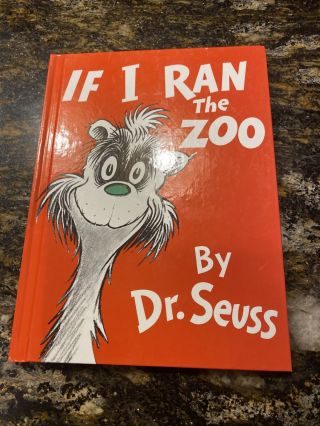 If The Zoo I Ran Hardcover Vintage Book Green Nose Vgc