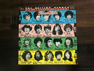 The Rolling Stones Some Girls Vintage 1978 Coc 39108 Vinyl Lp Record - Jagger Vg