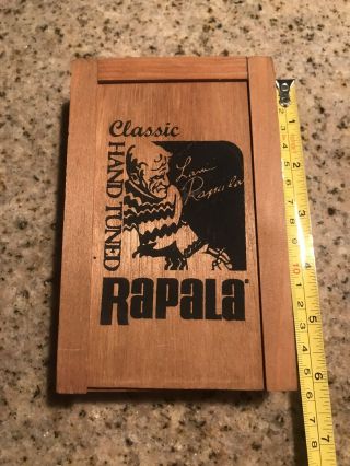 Rapala Classic Finnish Minnows With Wooden Diplay Case