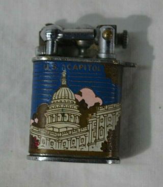 Vintage Miniature Empress Japan Keychain Washington DC US Capitol Lighter 3