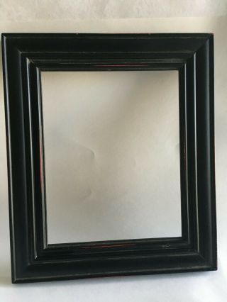 Vintage Black Resin Picture Frame Front Only 13 " X11 " Photo 8x 10 " F6
