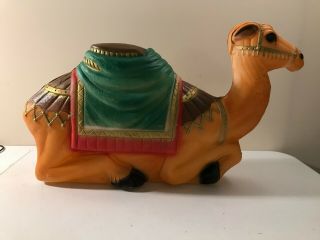 Vintage Empire Blow Mold Nativity Camel W/ Box Religious Illuminated